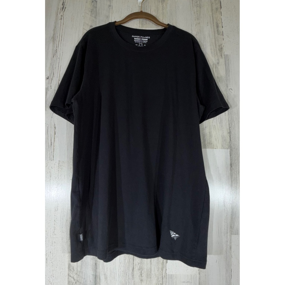 Paper Planes Essential Tee T-Shirt XL (Large) Black Cotton Blend Streetwear